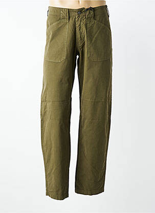 Pantalon chino poches taille normale vert DAYTONA homme