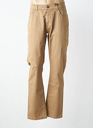 Pantalon chino stretch taille normale beige IRON AND RESIN homme