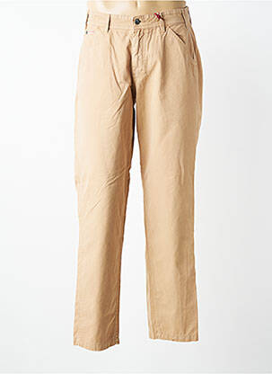 Pantalon chino tissage popeline taille normale beige IRON AND RESIN homme