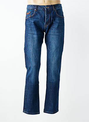 Jeans coupe slim fermeture boutonnée sur le devant taille normale bleu DAYTONA homme