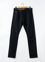 Pantalon droit stretch taille normale noir DAYTONA homme