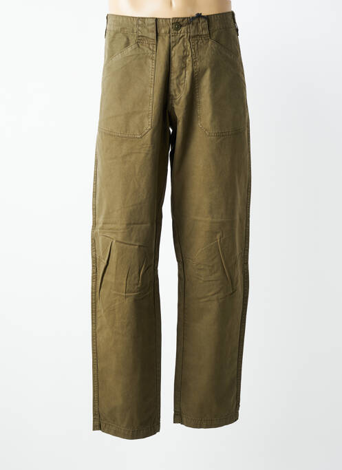 Pantalon chino poches taille normale vert DAYTONA homme
