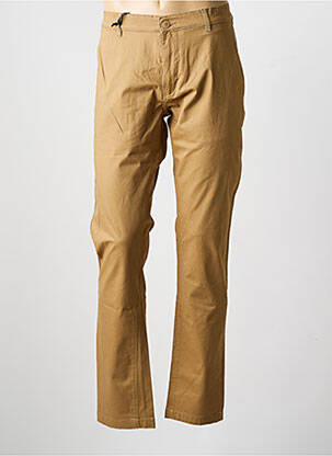 Pantalon chino stretch taille normale marron DAYTONA homme