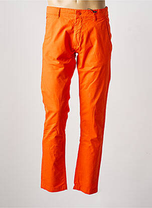 Pantalon droit coupe droite orange DAYTONA homme