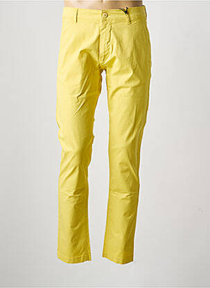 Pantalon chino stretch taille normale jaune DAYTONA homme