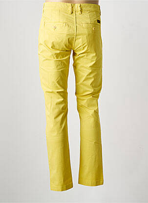 Pantalon chino stretch taille normale jaune DAYTONA homme
