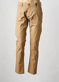 Pantalon chino stretch taille normale marron DAYTONA homme