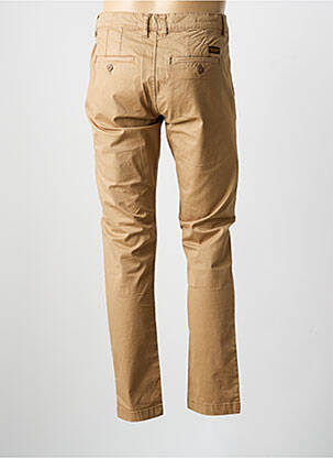 Pantalon chino stretch taille normale marron DAYTONA homme