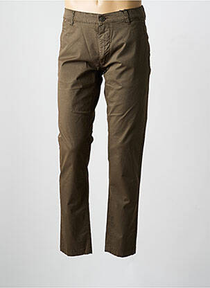 Pantalon chino stretch taille normale vert DAYTONA homme