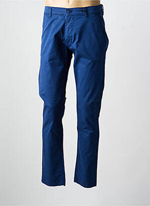 Pantalon chino stretch taille normale bleu DAYTONA homme