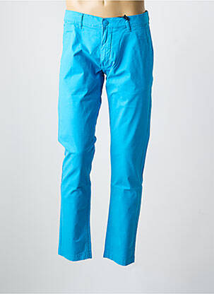 Pantalon chino stretch taille normale bleu DAYTONA homme