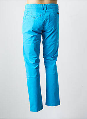 Pantalon chino stretch taille normale bleu DAYTONA homme