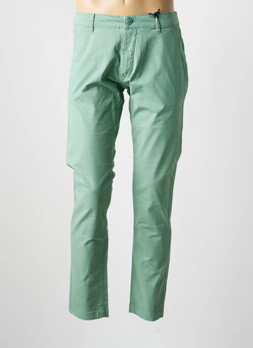 Pantalon chino stretch taille normale vert DAYTONA homme