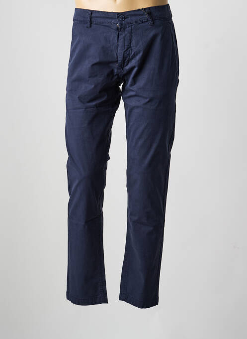 Pantalon chino stretch taille normale bleu DAYTONA homme