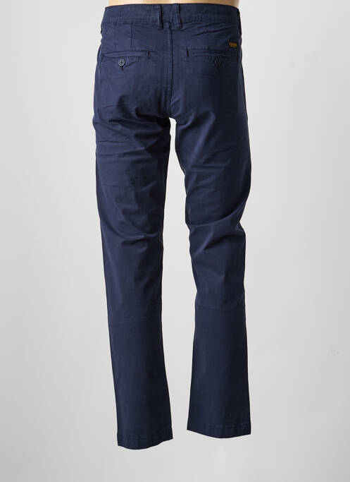 Pantalon chino stretch taille normale bleu DAYTONA homme