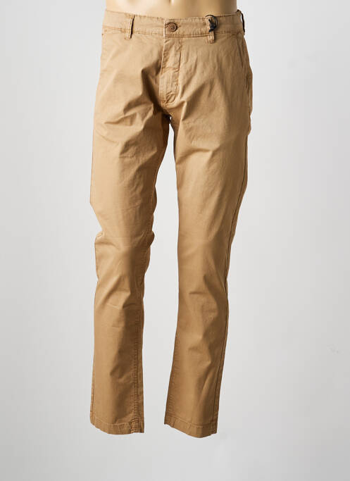 Pantalon chino stretch taille normale marron DAYTONA homme
