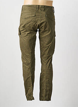 Pantalon slim stretch taille normale vert DAYTONA homme