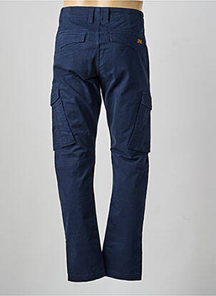 Pantalon cargo poches bleu DAYTONA homme