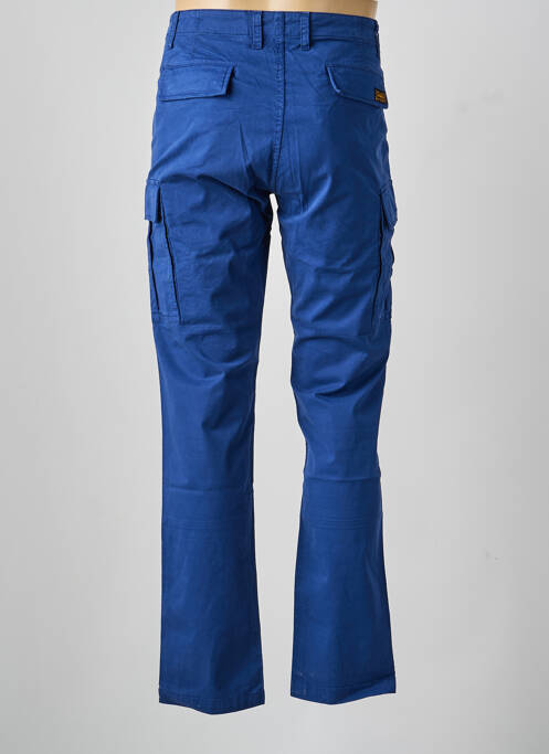 Pantalon cargo coupe droite bleu DAYTONA homme