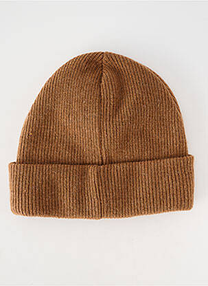 Bonnet broderie marron IRON AND RESIN homme