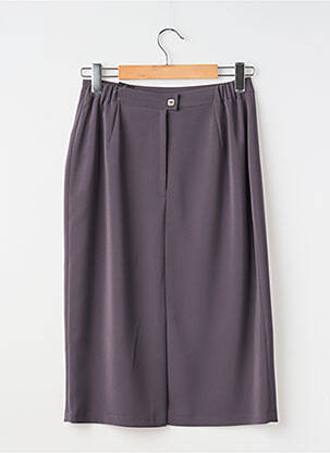 Jupe mi-longue taille normale gris ELSSA femme