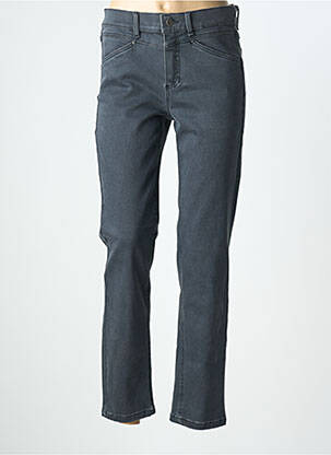 Jeans coupe slim tissage brut taille normale gris ANNA MONTANA femme