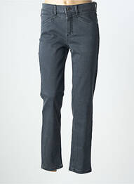 Jeans coupe slim tissage brut taille normale gris ANNA MONTANA femme