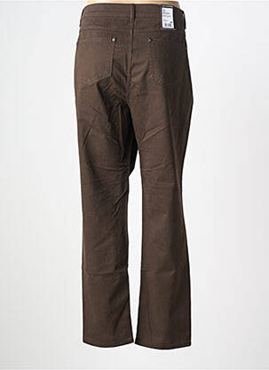 Jeans coupe droite stretch taille normale marron ANNA MONTANA femme