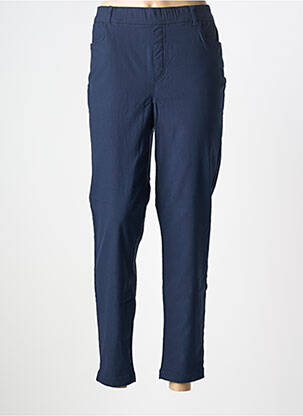Pantalon slim taille élastique taille normale bleu CISO femme