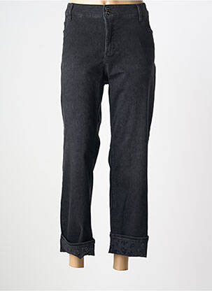 Jeans coupe droite stretch taille normale gris ANNA MONTANA femme