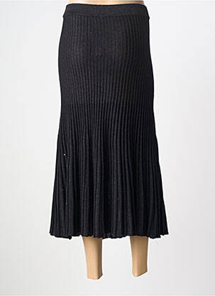 Jupe longue coupe fluide noir BARBARA LEBEK femme
