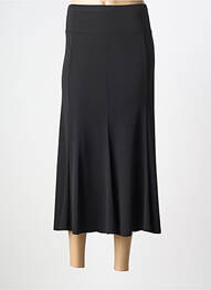Jupe longue coupe fluide noir UN TEMPS POUR ELLE femme