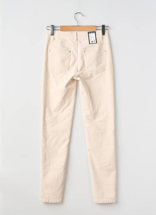 Pantalon slim stretch taille normale beige ANNA MONTANA femme