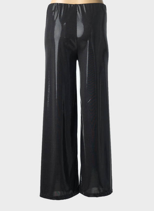Pantalon large coupe fluide taille normale noir COTTONADE femme