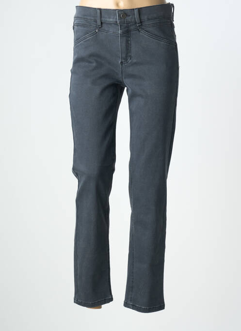 Jeans coupe slim tissage brut taille normale gris ANNA MONTANA femme