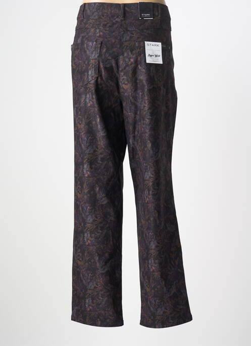 Pantalon droit stretch taille normale noir STARK femme