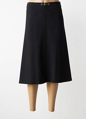 Jupe mi-longue coupe évasée noir GRIFFON femme