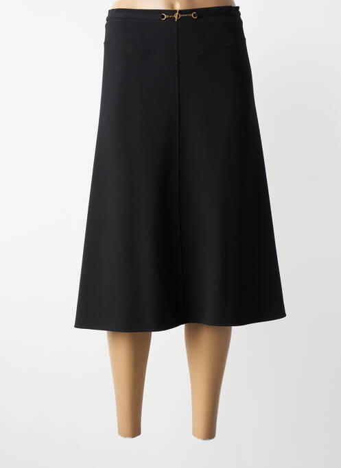Jupe mi-longue coupe évasée noir GRIFFON femme