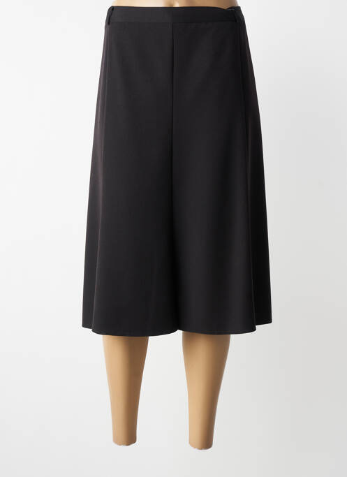 Jupe mi-longue coupe évasée noir 20/20 femme