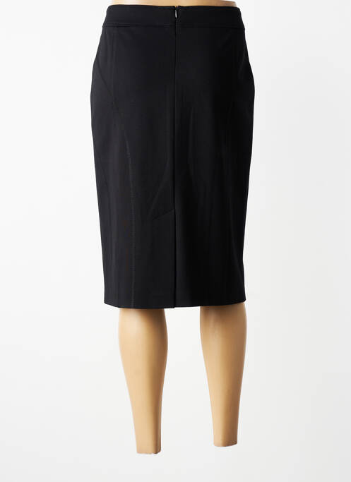 Jupe mi-longue coupe droite noir GELCO femme