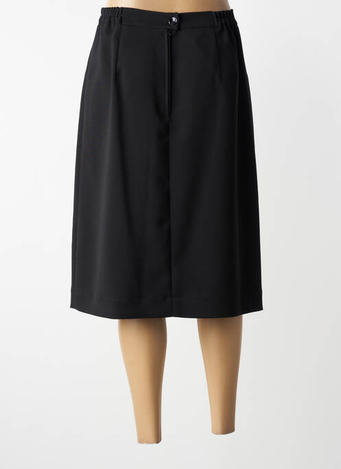 Jupe mi-longue coupe droite noir GRIFFON femme