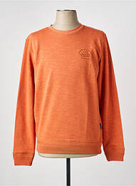 Sweat-shirt manches longues manches longues orange HAJO homme