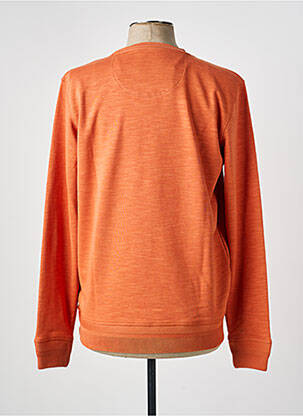 Sweat-shirt manches longues manches longues orange HAJO homme