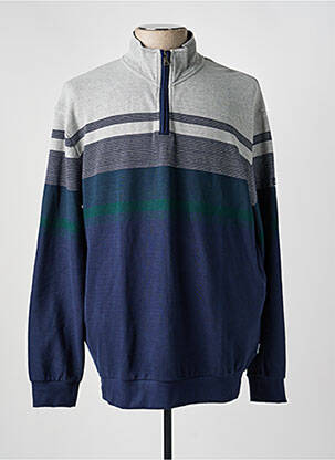 Pull manches longues manches longues bleu HAJO homme
