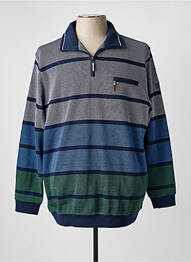 Pull col camionneur manches longues gris HAJO homme