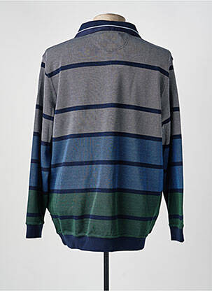Pull col camionneur manches longues gris HAJO homme