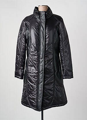 Doudoune manches longues a capuche noir FRED SABATIER femme