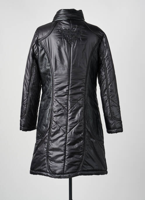 Doudoune manches longues a capuche noir FRED SABATIER femme