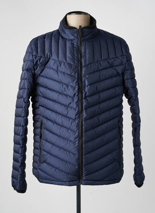 Doudoune manches longues sans capuche bleu CROSSFIELD homme