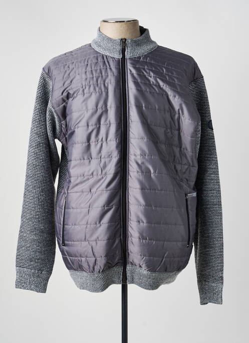 Doudoune manches longues sans capuche gris HAJO homme